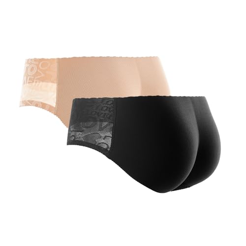 SUIUOI Damen Butt Lifter Bodyshaper, Po Push Up Unterhose Bauchweg Miederhose,Butt Lift Shapewear Formend Miederslips,Butt Pads Miederhose Hip Enhancer Shapewear Nahtlose Unterwäsche von SUIUOI