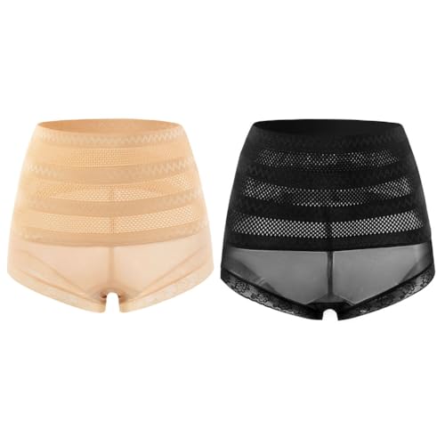 SUIUOI Damen Hohe Taille Bauchweg Unterhose,Bauchweg Po Push Up Unterhose,Unterwäsche Leggings Body Shaper Miederpants,Push Up Butt Miederhose Slips, Körperformende Po-Lifting-Hosen Formende von SUIUOI