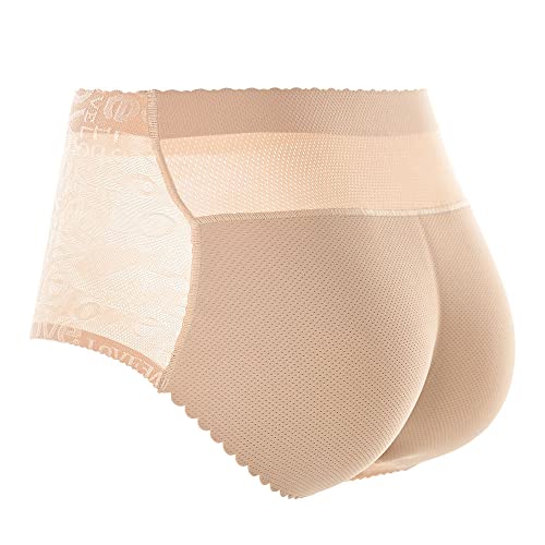 SUIUOI Damen Push Up Hose Butt Lifter,Push up Unterhose Po Unterhose Nahtlos Padded Miederhose Unterhose Nahtlos Padded Miederhose Damen Bauchweg Stark Formend Hip Enhancer Shapewear Miederpants von SUIUOI