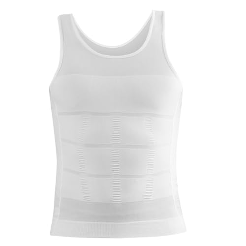 SUIUOI Figurformendes Kompressions-Unterhemd Herren,Kompressionsshirts Athletic Shapewear Armellos Baselayer Unterhemd Funktionsshirts Herren Tank Tops für Männer Oberteil Bauchweg Kompressionsshirt von SUIUOI