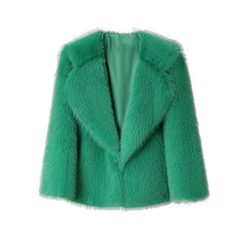 SUIUOI Winterjacke Damen Felljacke Kunstfell Warme,Oversize Thermo Wintermantel Winterjacke Herbst Winter Warm Elegant fleece Mantel,Mantel Parka Schöne Flauschige Jacke Faux Für Pelzjacke Pelzmantel von SUIUOI