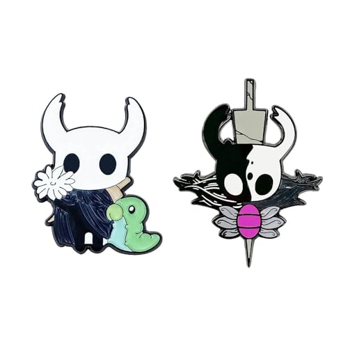 2 Hollow Knights Abzeichen Game Figure Brosche Hollow Knights Cosplay Badge Pins Niedliche Figuren Abzeichen von SUJEBRAN