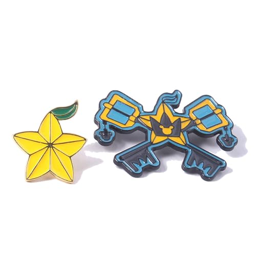 2 Kingdoms Hearts Abzeichen Anime Figures Brosche Kingdoms Hearts Cosplay Badge Pins Tasche Dekorationen von SUJEBRAN