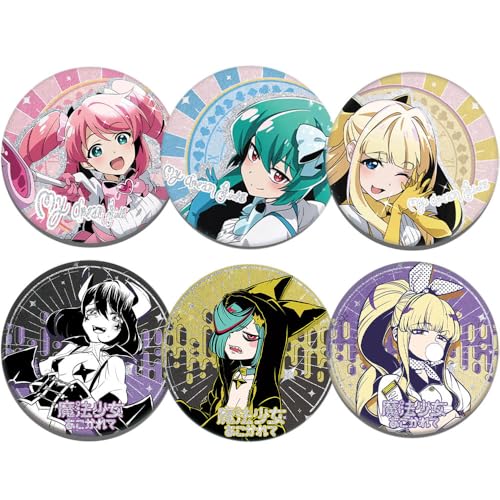 6 Set 58mm Gushing Over Magic Girls Figur Abzeichen Anime Action Figures Brosche HiiragiUtena Characters Pins von SUJEBRAN