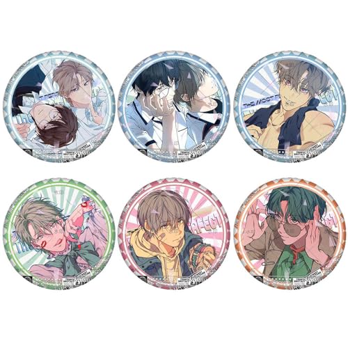 6 Set Lost in Cloud Badge Manga Figures Brosche Cosplay Abzeichen Pins 58mm von SUJEBRAN