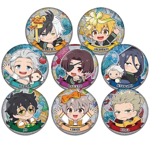 8 Set Wind Breakers Figur Abzeichen Anime Action Figures Brosche Wind Breakers Niedliche Characters Pins 58MM von SUJEBRAN