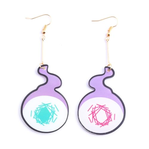 Hanako-kun Figur Anime Ohrringe - Hanako-kun Yugi Tsukasa Cosplay Accessories Fan Art Schmuck - Toilet-bound Earring (A) von SUJEBRAN