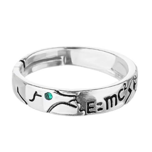 SUJEBRAN DrStones Ring Verstellbare Ringe Silber Adjustable Ring Schmuck Anime Figur IshigamiSenkuu Cosplay Accessories von SUJEBRAN