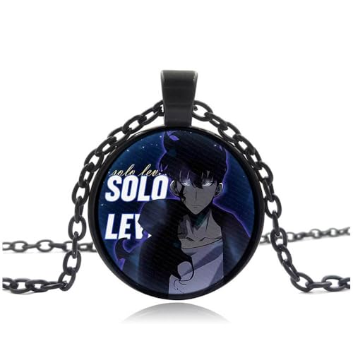 SUJEBRAN Solo Levelings Halskette Anime Figur Cosplay Kostüm Accessoires Solo Levelings Anhänger Schmuck Metall Kette (2) von SUJEBRAN