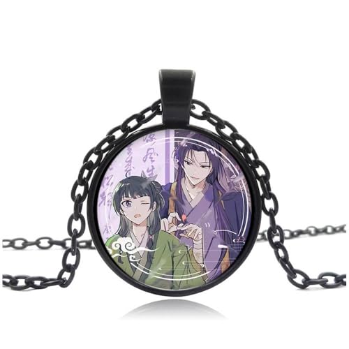 SUJEBRAN Tagebücher Der Apothekerin Halskette Anime Figur Cosplay Kostüm Accessoires The Apothecary Diary Anhänger Schmuck Metall Kette (4) von SUJEBRAN