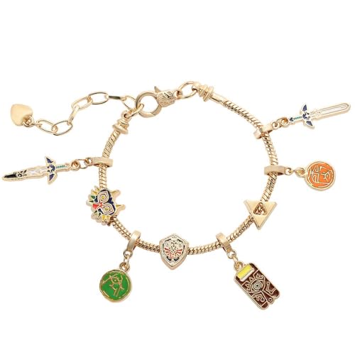 SUJEBRAN Zaleldas Figures Armband DIY Kombi Armbänder Game Niedlich Armreif Mit Verstellbarer Länge Schmuck von SUJEBRAN