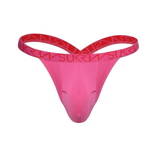 SUKREW - Männer Thongs Unterwäsche - Bubble Thong Carnival Pink - 1x Größe M von SUKREW