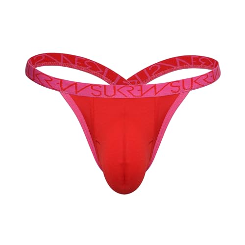 SUKREW - Männer Thongs Unterwäsche - Bubble Thong Red - 1x Größe XL von SUKREW