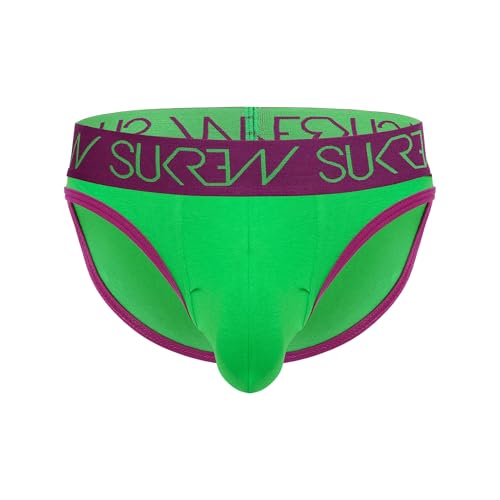 SUKREW - Männer Slip Unterwäsche - Classic Brief Verdant Green - 1x Größe XL von SUKREW