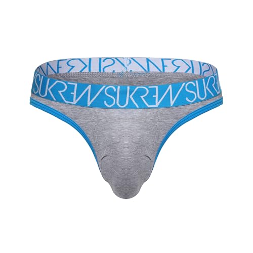 SUKREW - Männer Thongs Unterwäsche - Classic Thong Grey Marl - 1x Größe M von SUKREW