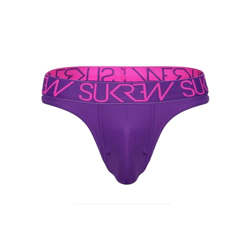 SUKREW - Männer Thongs Unterwäsche - Classic Thong Tyrian Purple - 1x Größe S von SUKREW