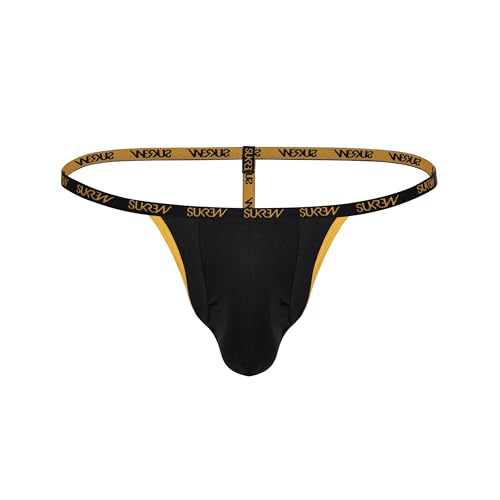 SUKREW - Männer Thongs Unterwäsche - G-String Trophy Black - 1X Größe L von SUKREW