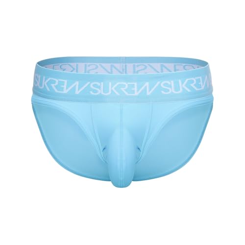 SUKREW - Männer Slip Unterwäsche - Classic Brief Breeze Blue - 1x Größe M von SUKREW
