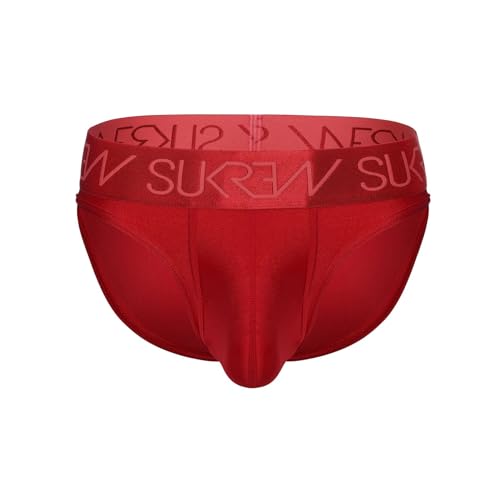 SUKREW - Männer Slip Unterwäsche - Classic Brief Liberty Red - 1x Größe XXL von SUKREW