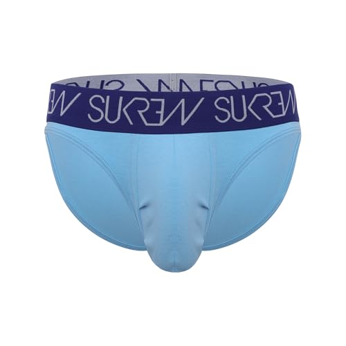 SUKREW - Männer Slip Unterwäsche - Classic Brief Sky Blue - 1x Größe L von SUKREW