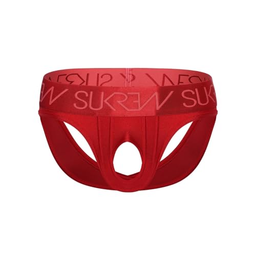 SUKREW - Männer Slip Unterwäsche - U-Style V-Brief Liberty Red - 1x Größe XXL SUKREW - Männer Slip Unterwäsche - U-Style V-Brief Liberty Red - 1x Größe XXL von SUKREW
