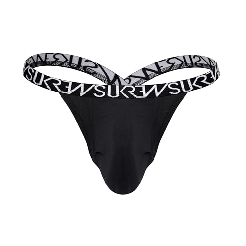 SUKREW - Männer Thongs Unterwäsche - Bubble Thong Midnight Black - 1x Größe XL von SUKREW
