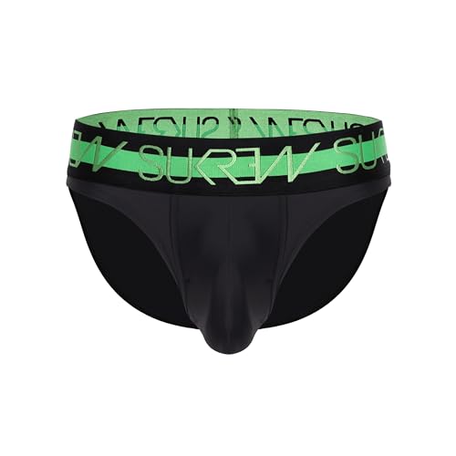 SUKREW - Männer Slip Unterwäsche - Classic Brief Black - 1x Größe L von SUKREW