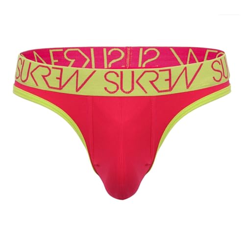 SUKREW - Männer Thongs Unterwäsche - Classic Thong Raspberry - 1x Größe M von SUKREW