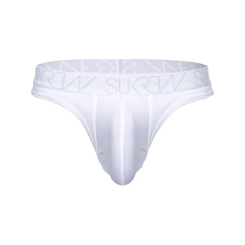 SUKREW - Männer Thongs Unterwäsche - Classic Thong White - 1x Größe L von SUKREW