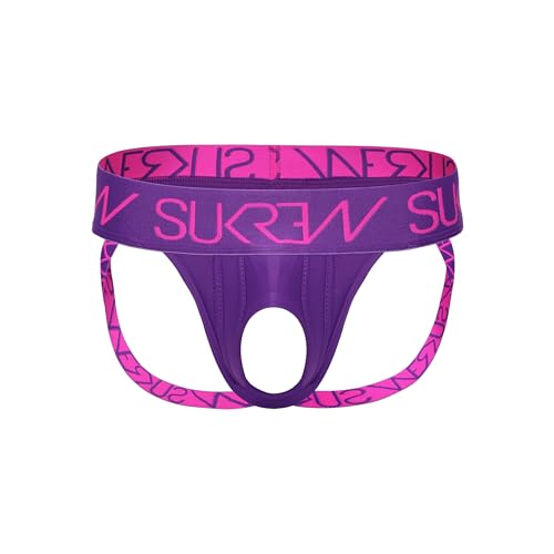 SUKREW - Männer Unterwäsche - U-Style Jockstrap Tyrian Purple - 1x Größe L von SUKREW