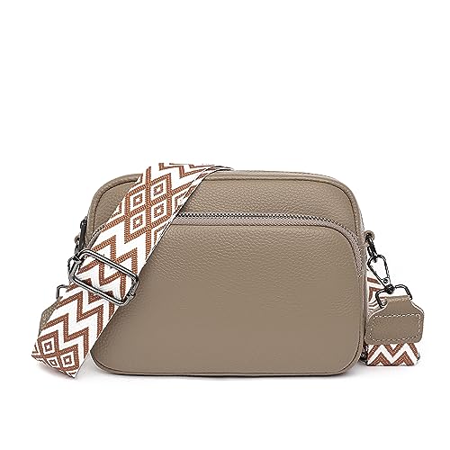 SUKUTU Crossbody Taschen für Frauen Lederhandtaschen Umhängetaschen Kamera CrossBody Tasche für Damen Reisen Arbeit Tägliche Geldbörse von SUKUTU