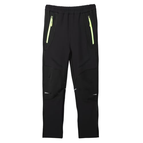 SUKUTU Kinder-Outdoor-Hose Fleecefutter Bergsteigerhose Wanderhose Mädchen Jungen wasserdichte Dicke Hose Herbst und Winter von SUKUTU