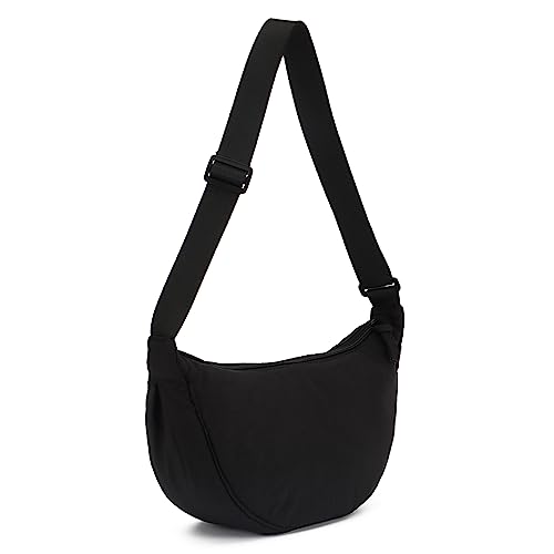 SUTUKU Nylon Umhängetasche Tasche Beuteltasche Halbmond Tasche Frauen Männer Trendy Umhängetasche Handtasche Knödel Tasche Casual Handtasche von SUKUTU