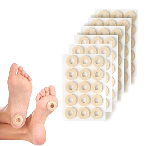 150 Pieces Corn Patch Pads Foot Toe Corn Pads Latex Foam Soft Corn Pads Self Adhesive Callus Pads Anti Friction Callus Removal Pad Foot Pain Relief Corn Patch Pads Foot Toe Corn Pads von SULIUDAJI