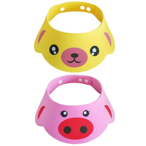 2 Pack Kids Baby Shower Caps, Children Shampoo Caps,Baby-Duschhauben, weiche, verstellbare Shampoo-Hilfe zum Schutz von Augen und Ohren für Kleinkinder, Babys, Kinder 2 Pack Kids Baby Shower Caps, Children Shampoo Caps,Baby-Duschhauben, weiche, verstellbare Shampoo-Hilfe zum Schutz von Augen und Ohren für Kleinkinder, Babys, Kinder von SULIUDAJI