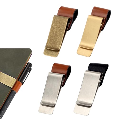 4 Stück Stiftringhalter, selbstklebender Lederstifthalter, Notizbuch, selbstklebender Stiftring, Stiftringhalter Stiftring mit Elastischer Schlaufe,Farbe Pen Holder Rings für Tagebuch, Notizbuch 4 Stück Stiftringhalter, selbstklebender Lederstifthalter, Notizbuch, selbstklebender Stiftring, Stiftringhalter Stiftring mit Elastischer Schlaufe,Farbe Pen Holder Rings für Tagebuch, Notizbuch von SULIUDAJI