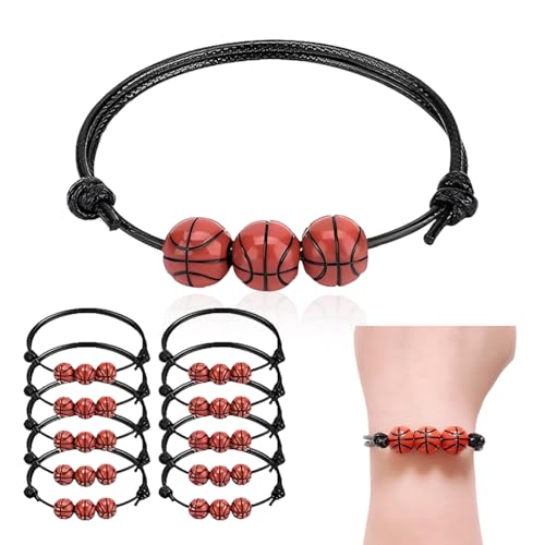 Armband 12 Stück Verstellbares Schnur Armband Sport Gewebte Armband, mit Verstellbares Gewebte Schnur, Freundschaftsarmband Kinder für Mädchen Jungen Teenager Herren Frau Team Spieler von SULIUDAJI