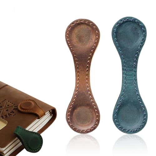 Lesezeichen aus Leder, 2 Stück Magnetische Lesezeichen, Doppelseitige Magnetische Retro-Lesezeichen, Personalisierte Kunstleder-Pu-Lesezeichen, Tragbare Lesezeichen, Geschenk für Familie Oder Freunde Lesezeichen aus Leder, 2 Stück Magnetische Lesezeichen, Doppelseitige Magnetische Retro-Lesezeichen, Personalisierte Kunstleder-Pu-Lesezeichen, Tragbare Lesezeichen, Geschenk für Familie Oder Freunde von SULIUDAJI