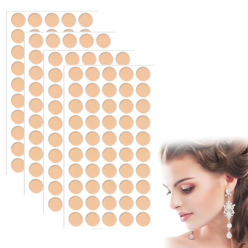 SULIUDAJI 200 Stück Ear Lobe Lifting Adhesive Pads Waterproof Ear Lobe Support Patches Invisible Ear Lobe Supports Heavy Earrings Stabilizers Reduces Strain On Earrings, Polyethylene von SULIUDAJI