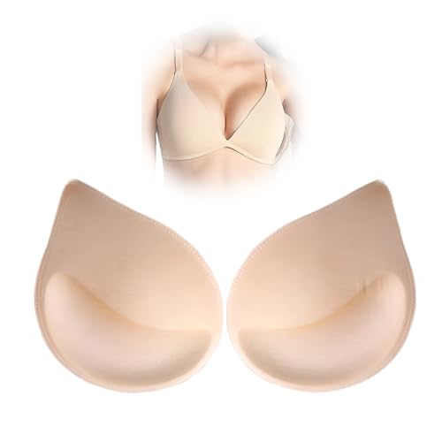 SULIUDAJI Bra Insert Pads Cup Lifter Droplet Shaped Underwear Removable Breathable Soft Bra Inserts For Sports Bikini Swimwear von SULIUDAJI
