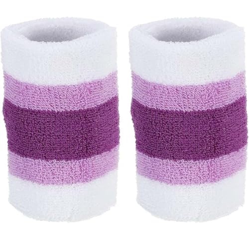 SULIUDAJI Pack of 2 Sports Wristbands Sweatband Wrist Fitness Sweatband Arm Absorbent Sweatbands Wrist for Men Women Football Basketball Gym von SULIUDAJI