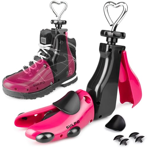SULPO Schuhspanner 3 Gr. - Schuhdehner Schuhweiter - Schuhstrecker - um Drückende Schuhe zu weiten - Für Zu Enge Schuhe - Herren, Damen, Sneakers, Stiefel, Stiefeletten - Extrastark, Verstellbar von SULPO