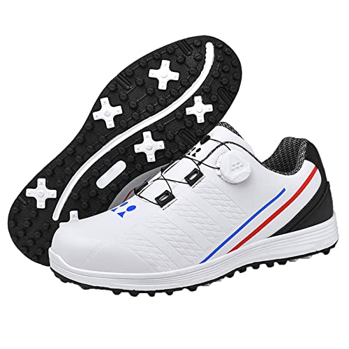 SUMECH Golfschuhe Ohne Spikes Für Männer Professionelle wasserdichte Golfschuhe Plus Größe Breite Version Bequem rutschfest,B,37 EU von SUMECH