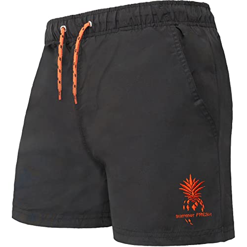 SUMMERFRESH Badeshorts Leon schwarz 2XL von SUMMERFRESH