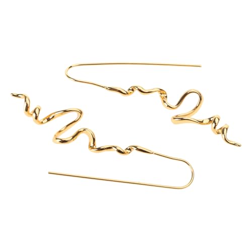 Abstrakte Designs Ohrringe Messingmaterialien Die Kühles Temperament Für Tägliche Freizeit Verwendung Gold/Silber Dreidimensional Ohrringe Anbieten von SUMMITDRAGON
