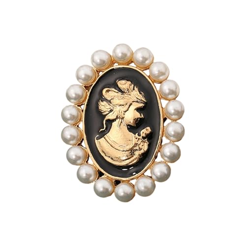 Antike Inspirierte Blumen Cameo Brosche Mit Strasssteinen Und Perlen Revers Pin Vielseitigem Accessoire Für Formelle Veranstaltung Victorian Schmuckgeschenke Für Mutterfrauen von SUMMITDRAGON