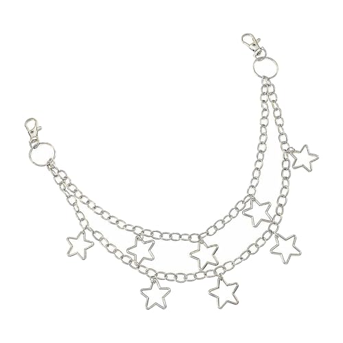 Beliebte Taillenkette Mit Fünf Spitzen Stern HipHop Tanz Taille Kette Heckhälfte Hose Beutel Cool Decors Schmuck Bund von SUMMITDRAGON