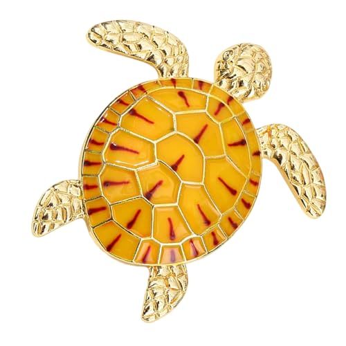 Benutzerfreundliche Legierung Schildkröte Brosche Bequemer Design Abzeichenstift Für Empfindliche Haut Täglich Tragen Formelle Ereignis Schildkröte Geformte Revers Pin von SUMMITDRAGON