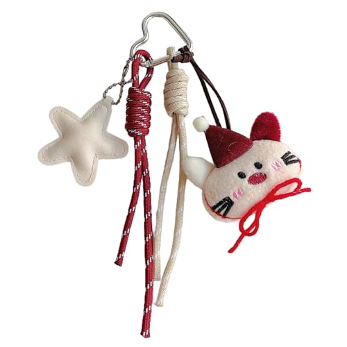 Cartoon Plüschbärenschlüsselkette Für Frauen Tasche Anhänger Mode Car Decors Accessoires Geschenktüten Charme Schlüsselring Dekoration Weiche Plüschdekoration von SUMMITDRAGON