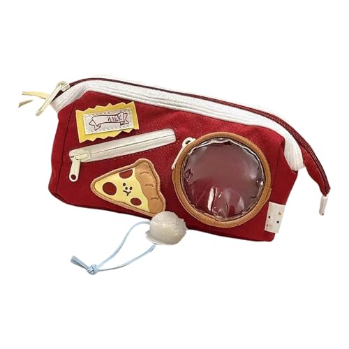 Cartoon Polyester Bleistift Hülle Multi Fächer Große Kapazitätsstiftbeutel Tragbare Bleistiftbeutel Reise Make Up Beutel Bleistiftbeutel Schullieferungen von SUMMITDRAGON